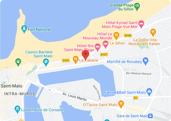 Map St malo