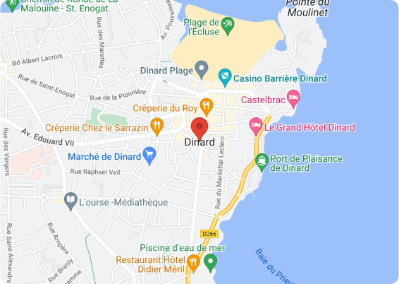 map de Dinard