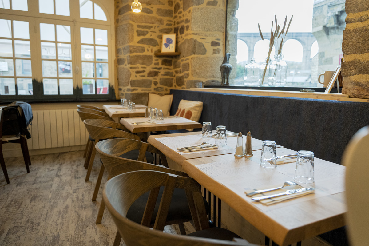 Intérieur de la creperie